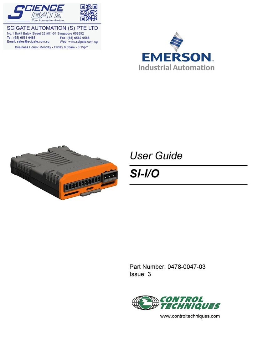 Emerson SI-I/O User manual