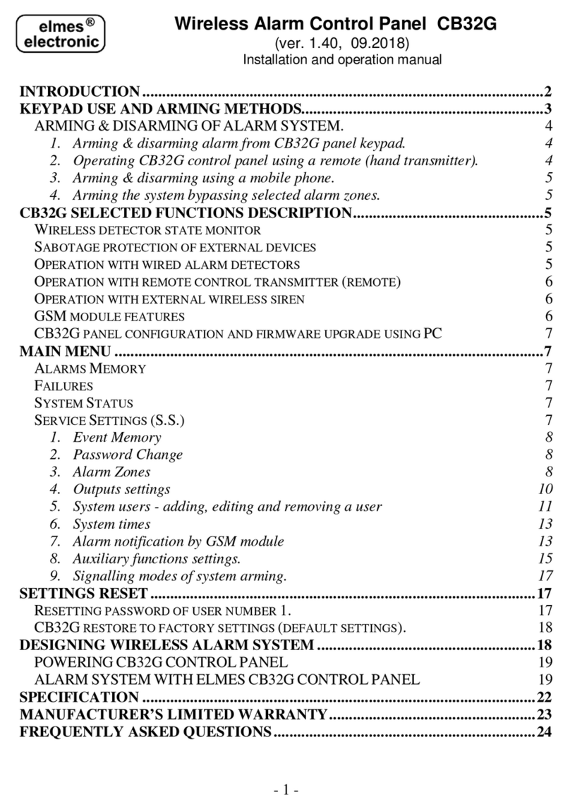 Elmes Electronic CB32G User manual