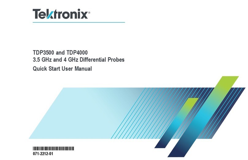 Tektronix, Inc. TDP4000 Quick start user manual Tektronix, Inc. TDP4000 Quick start user manual