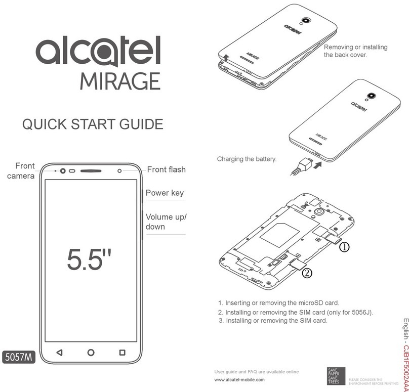 Alcatel Mirage User manual