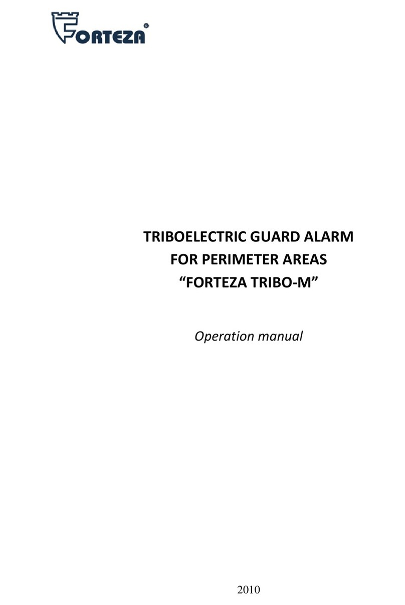 FORTEZA TRIBO-M Operation manual