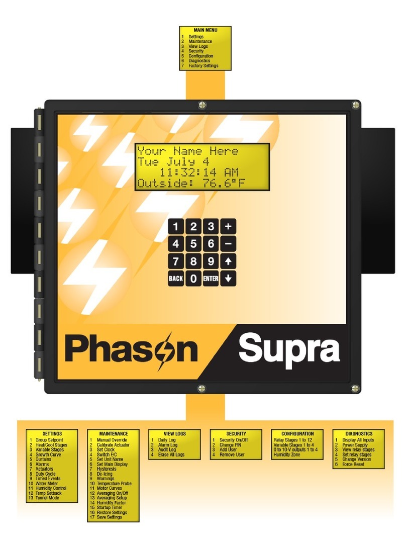 Phason Supra-RS owner's manual