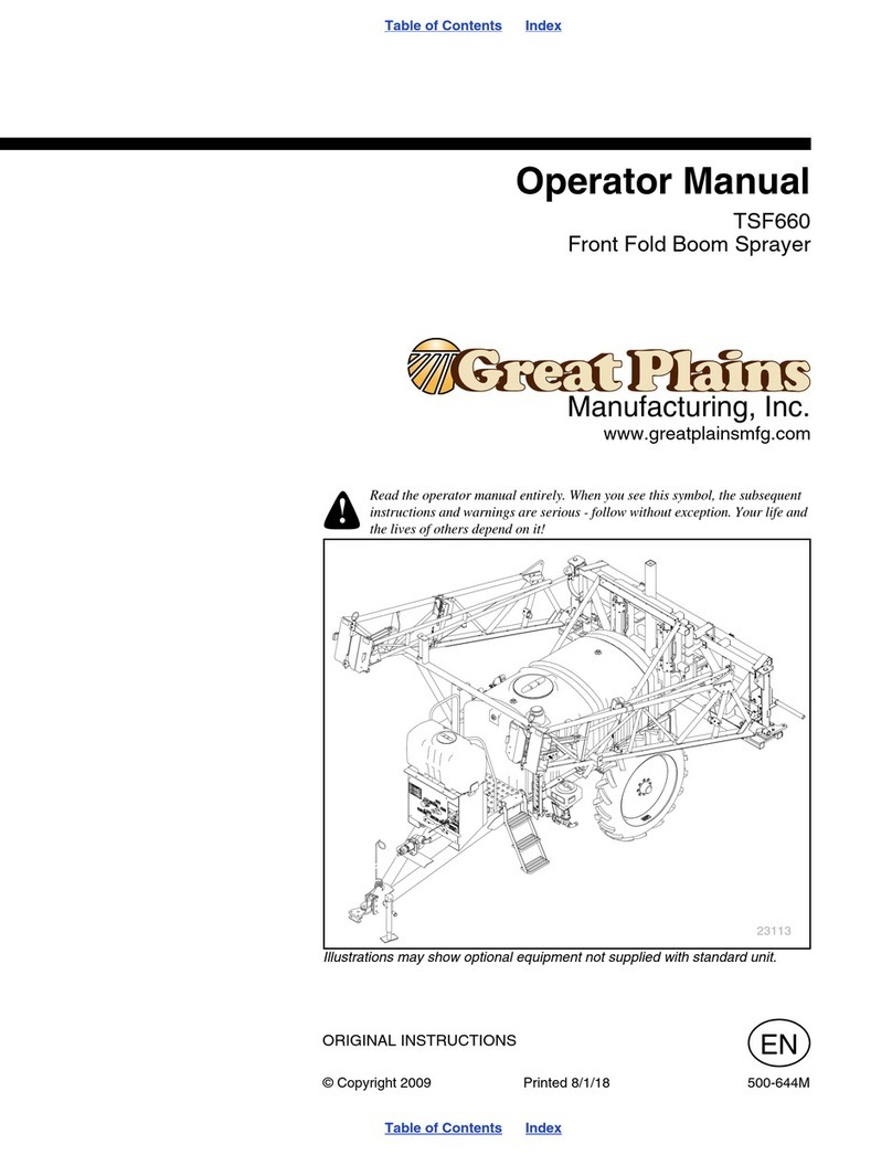 GREAT PLAINS TSF660 Operator's manual