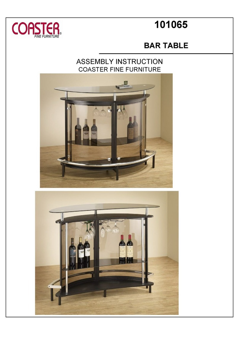 Coaster Fine Furniture 101065 Assembly instruction
