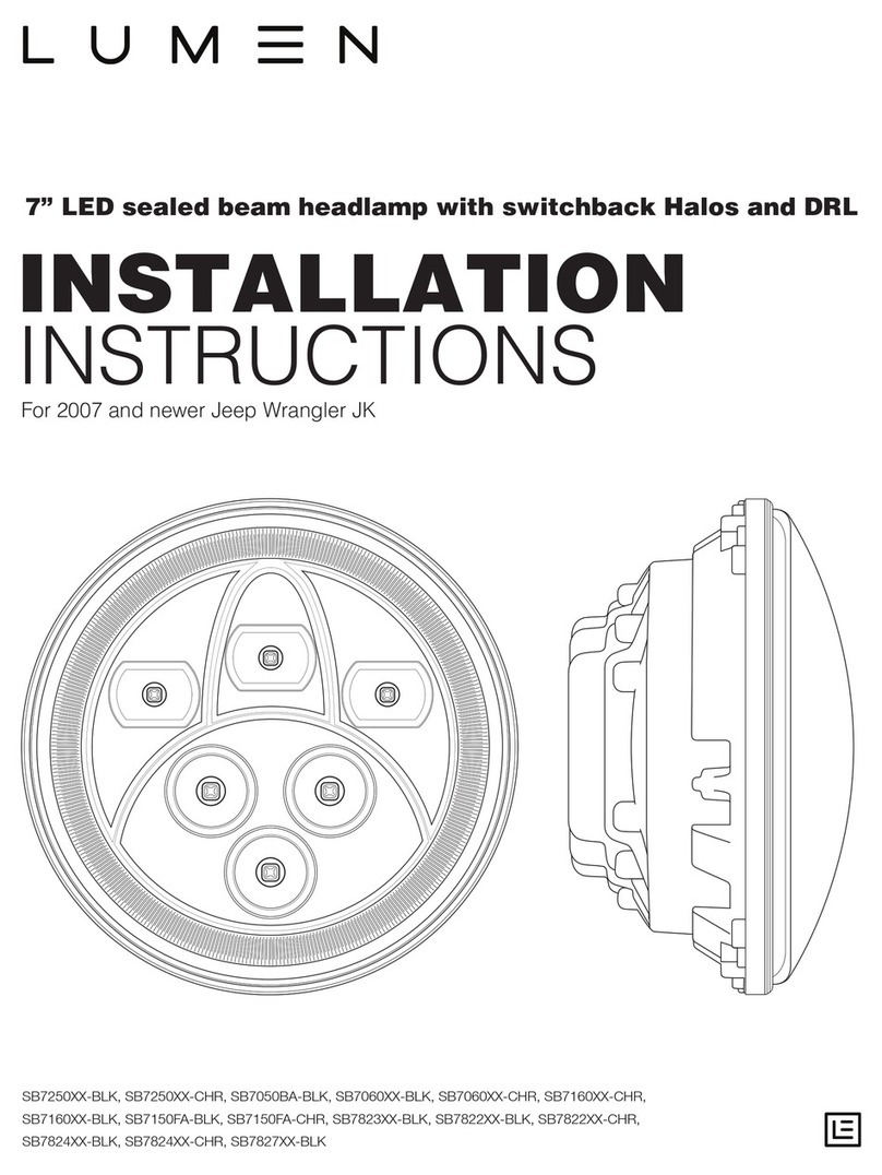 Lumen SB7250XX-BLK installation instructions