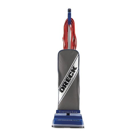 Oreck XL2100RHS User manual