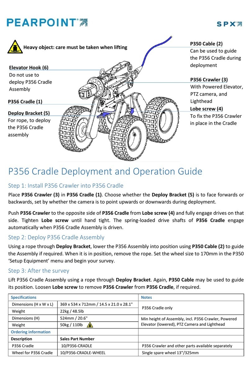 Pearpoint SPX P356 User manual