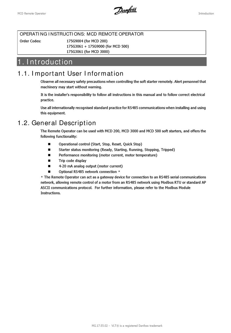 Danfoss 175G9004 User manual