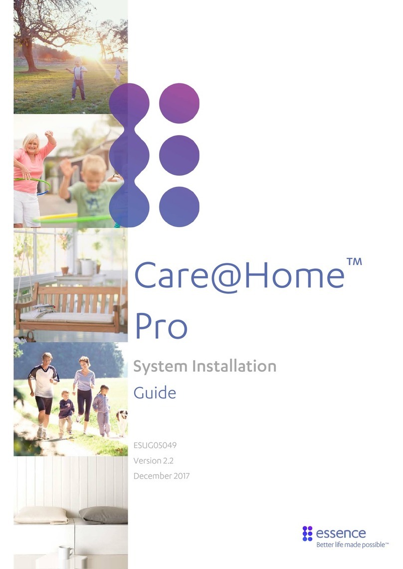Essence Care@Home Pro System installation guide