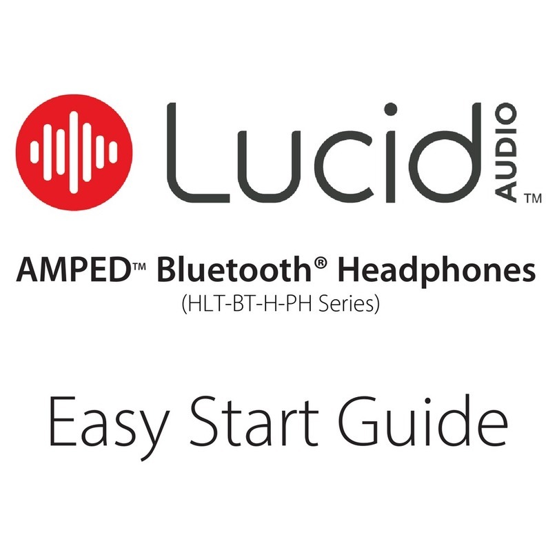 Lucid Audio HLT-BT-H-PH Series Easy start guide