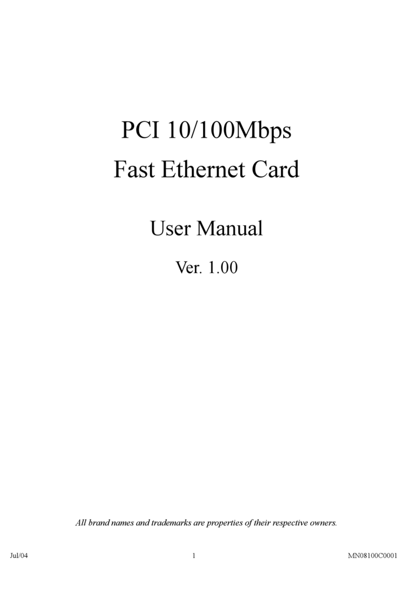 Realtek Fast Ethernet Controller user manual Realtek Fast Ethernet Controller user manual