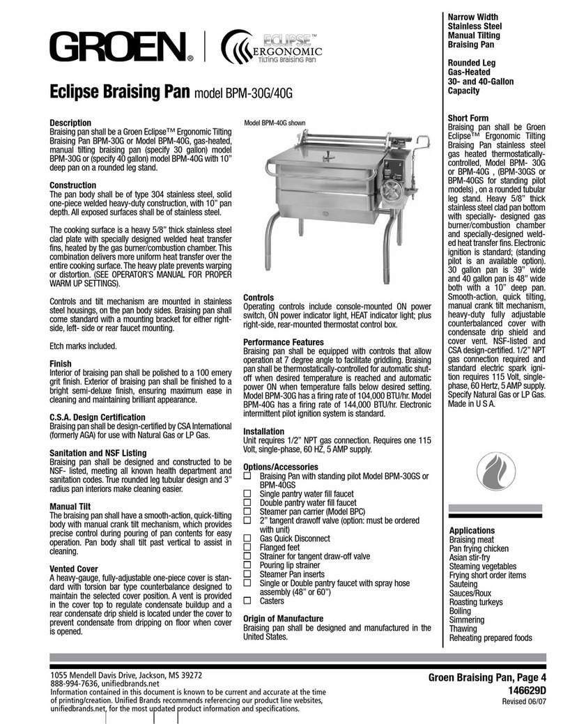 Groen Eclipse BPM-30G manual