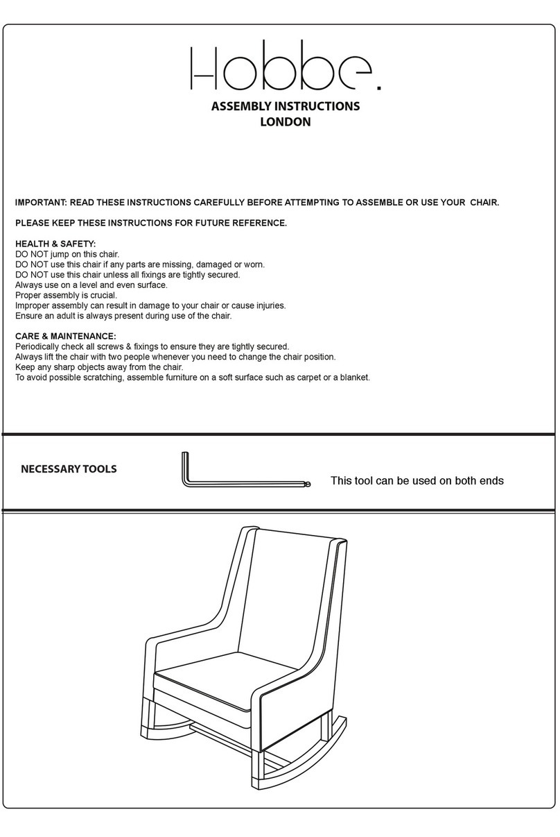 Hobbe LONDON Assembly instructions Hobbe LONDON Assembly instructions