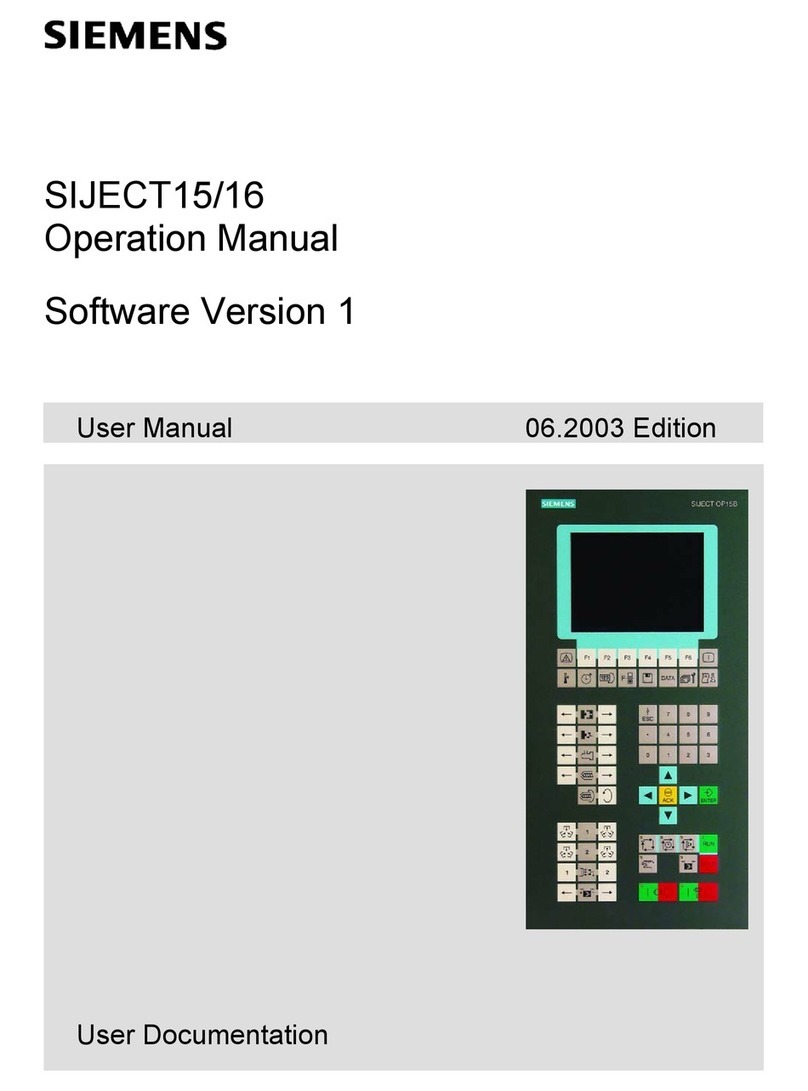 Siemens SIJECT15 User manual