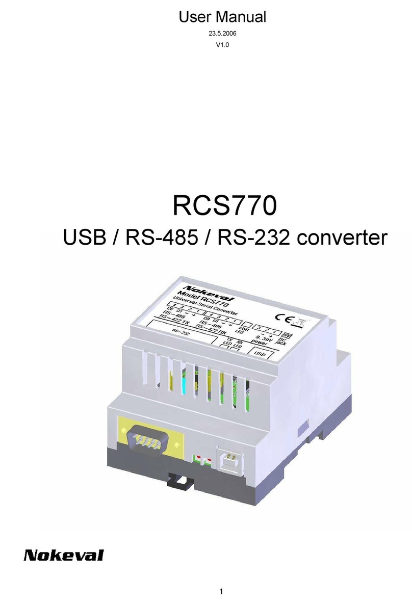 Nokeval RCS770 user manual
