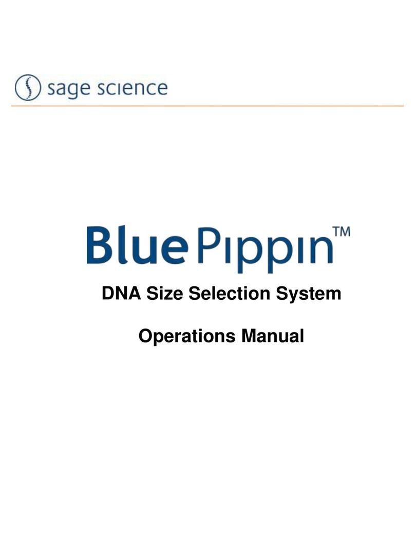 Sage Science BluePippin Operation manual Sage Science BluePippin Operation manual
