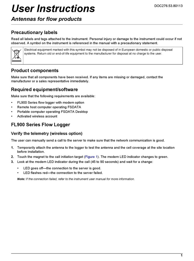 Hach FL900 Series User instructions