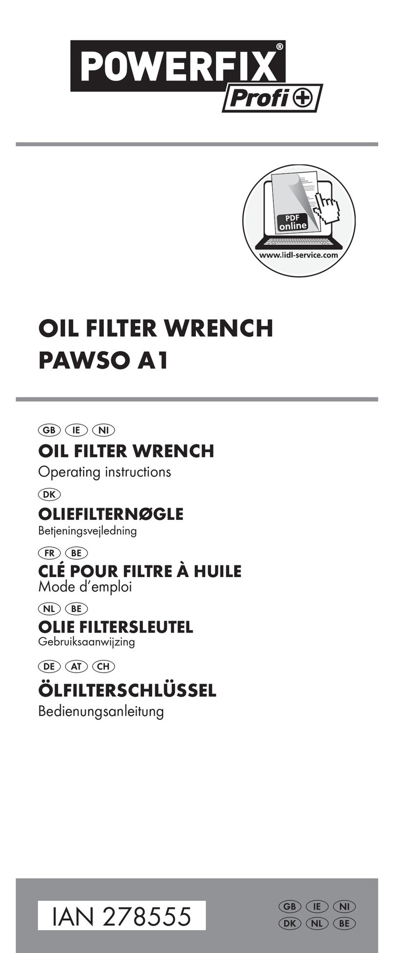 Powerfix PAWSO A1 User manual
