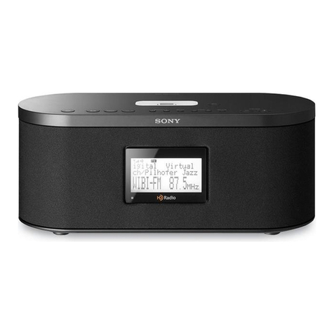 Sony XDR-S10HDIP User manual