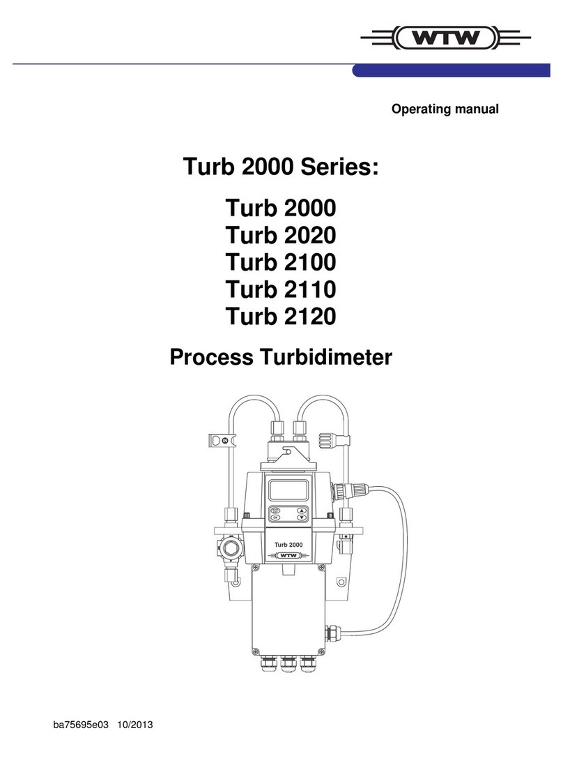wtw Turb 2000 Series operating manual