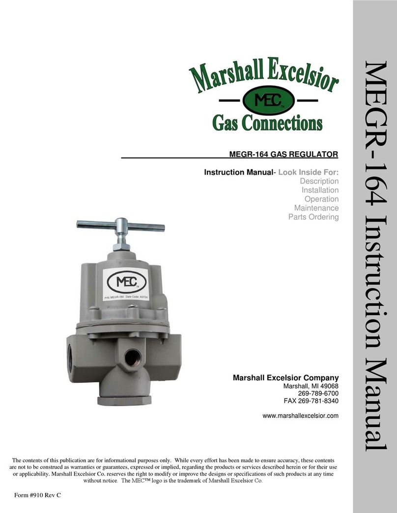 Mec MEGR-164 Series instruction manual