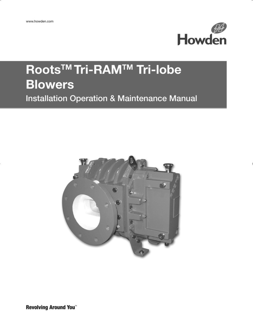 Howden Roots Tri-RAM 617 Instruction manual