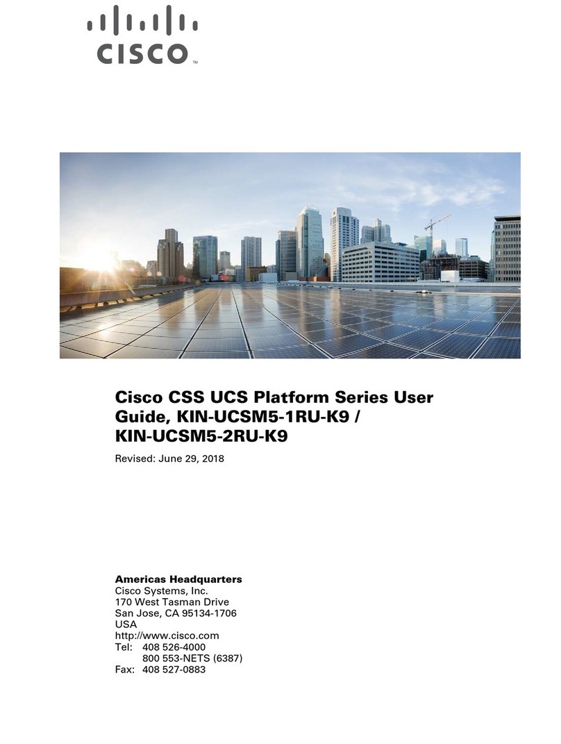 Cisco UCS Series User manual