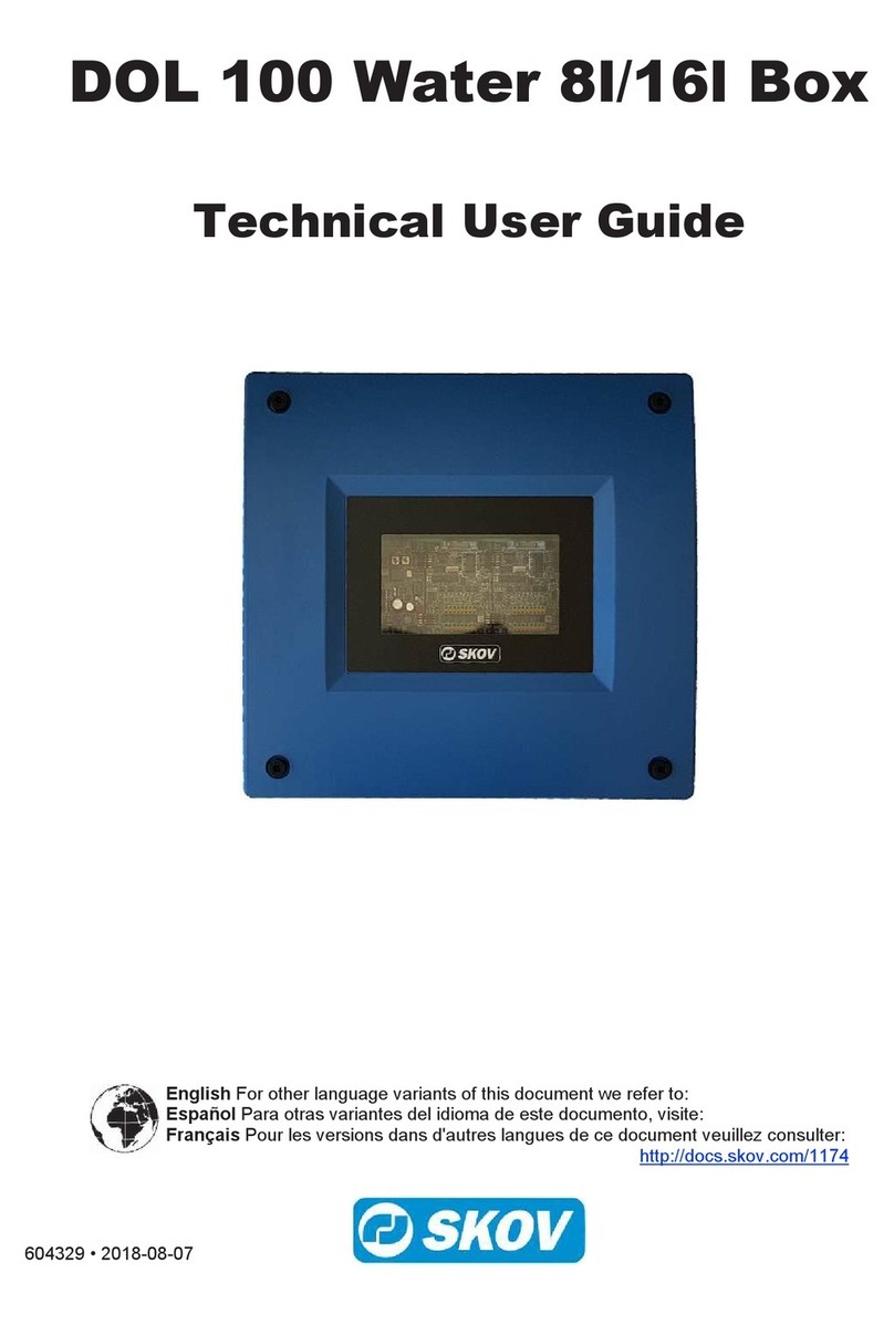 Skov DOL 100 Water 8l Technical user guide