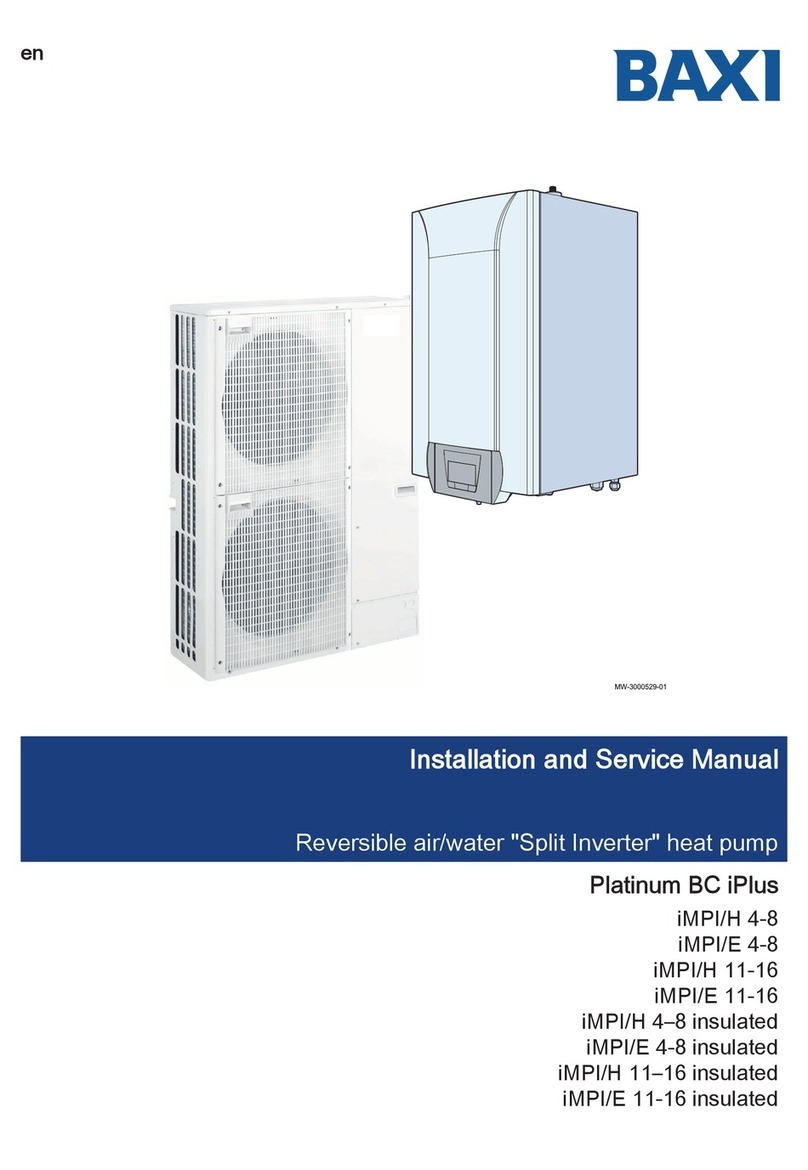 Baxi Platinum BC iPlus Installation and service manual