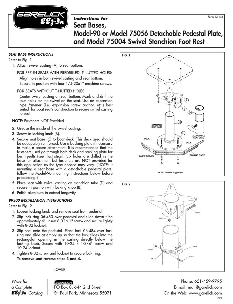 Garelick Model-90 installation instructions