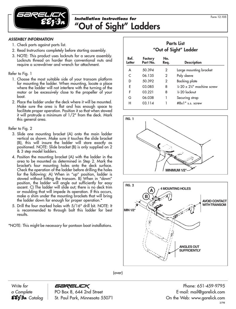 Garelick 19622-61 installation instructions