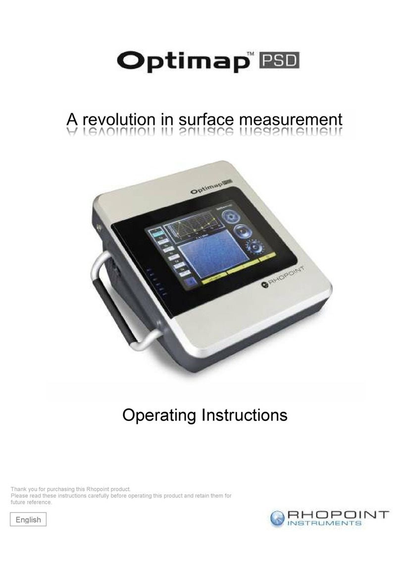 Rhopoint Optimap PSD operating instructions