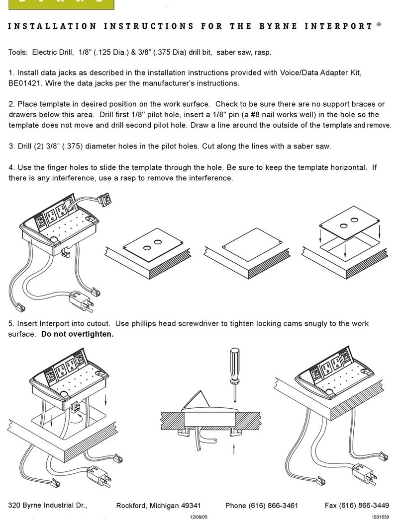 BYRNE interport installation instructions