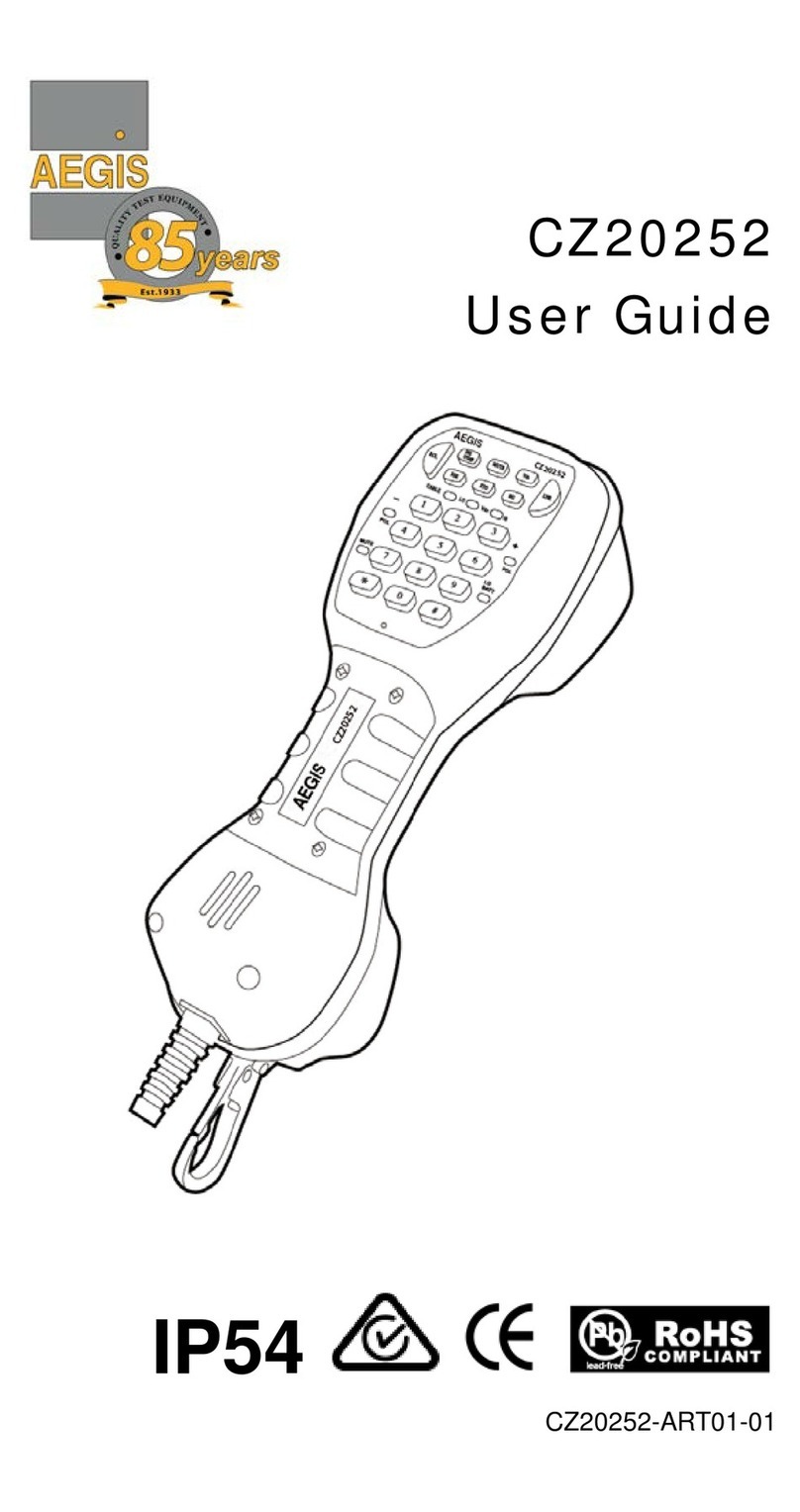 Aegis CZ20252 User manual