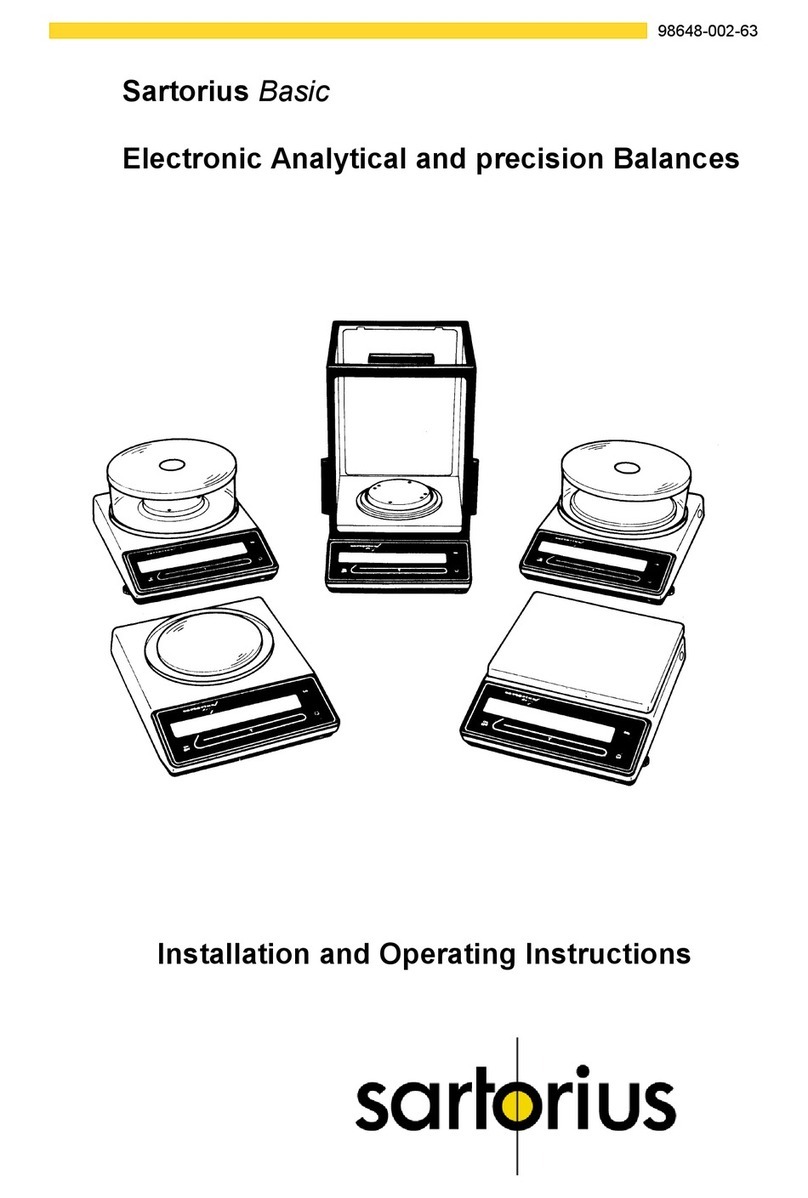 Sartorius BA 210 S User manual