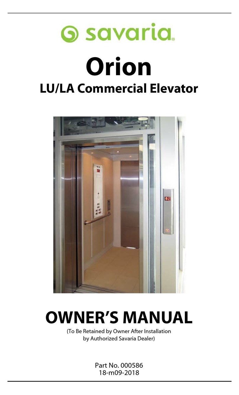 Savaria Orion User manual