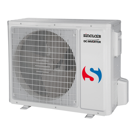 Sinclair Uni Split Duct series User manual
