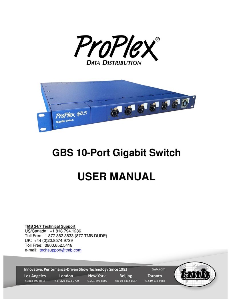 TMB PROPLEX GBS 10-PORT user manual