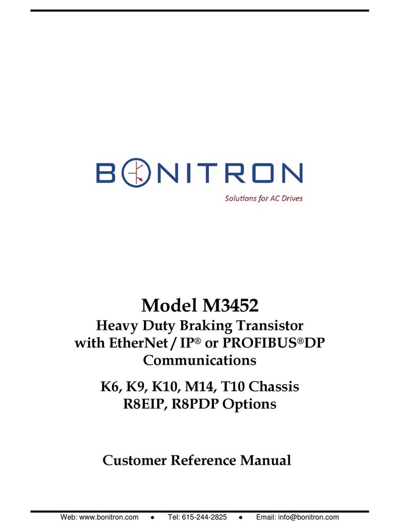 bonitron M3452 Reference manual