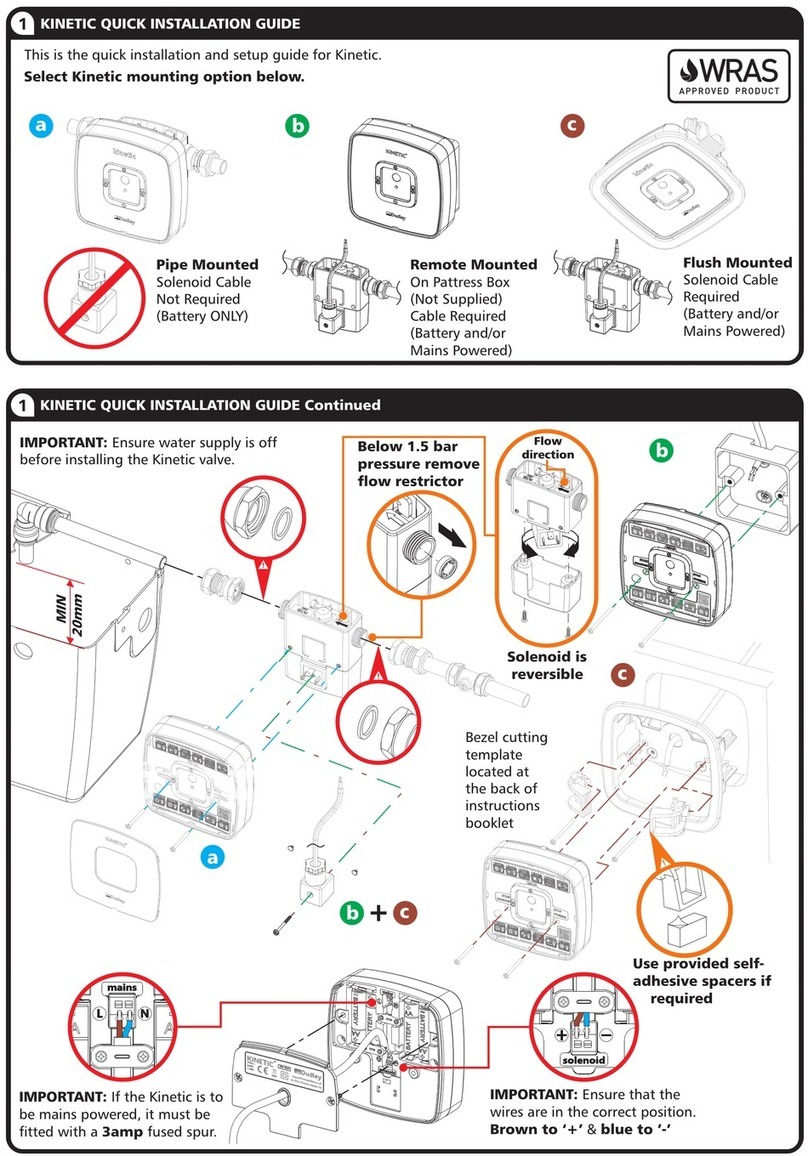 Thomas Dudley KINETIC Quick installation guide