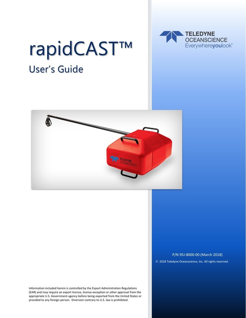 Teledyne Oceanscience rapidCAST user guide
