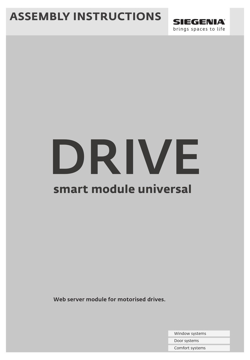Siegenia smart module universal User manual