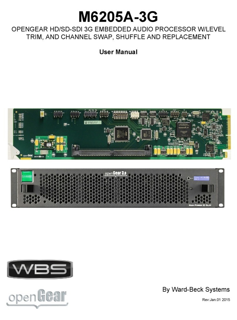 WBS M6205A-3G user manual