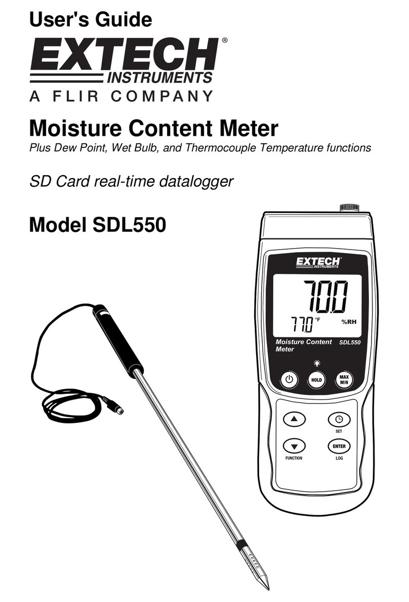 Extech Instruments SDL550 User manual