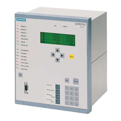 Siemens Siprotec 7VK61 User manual