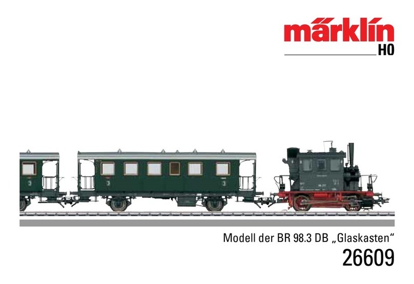 marklin Glaskasten BR 98.3 DB manual