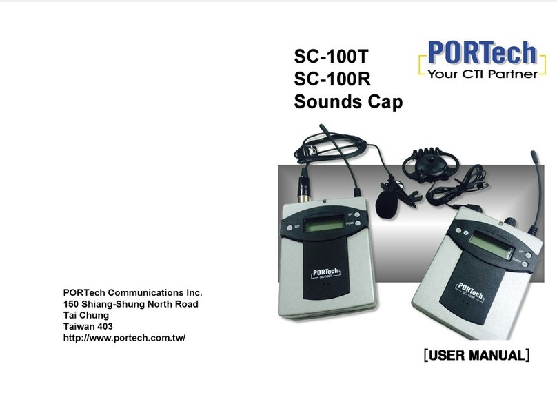 Portech SC-100T User manual