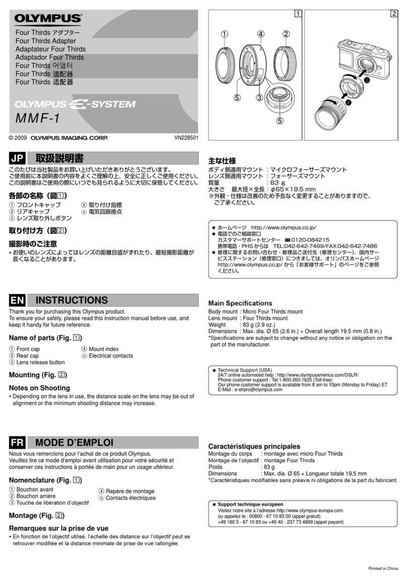 Olympus MMF-1 User manual