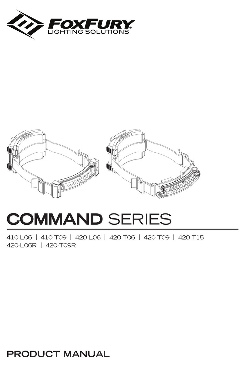 Foxfury Lighting Solutions COMMAND SERIES User manual
