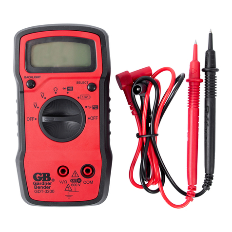 GB GDT-3200 User manual